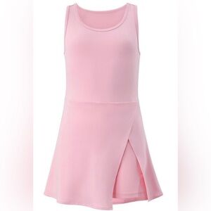 Athleisure Pink Dress + Spandex Shorts